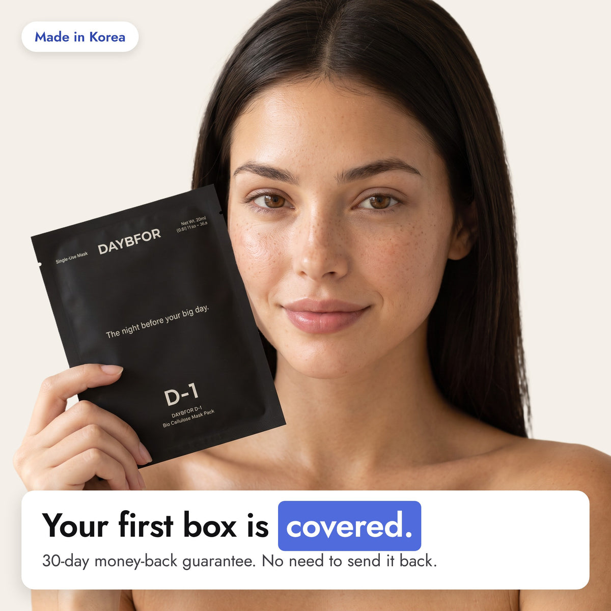 D-1 Night-Before Glow Sheet Mask